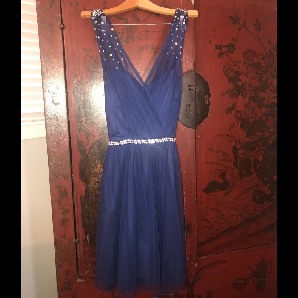 Simply Elegant, Rich Blue Formal Dress